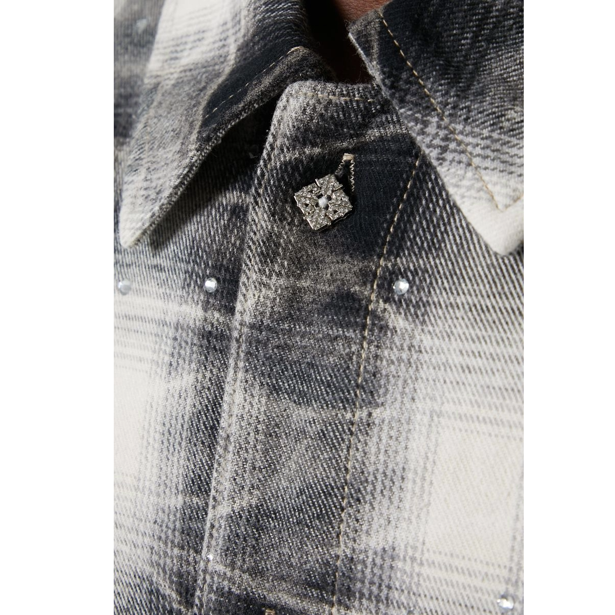 GUAPI GREY CROSS FLANNEL