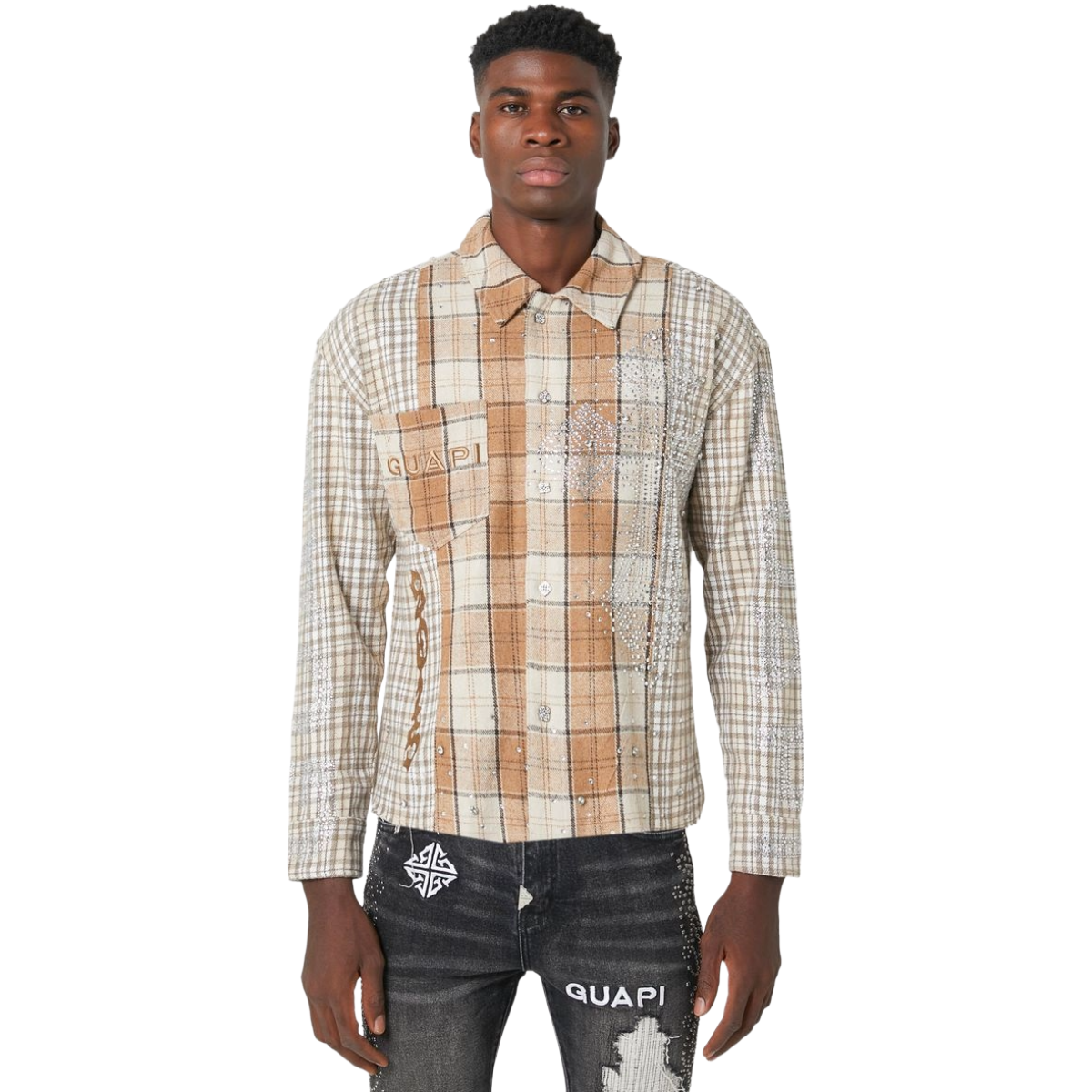 GUAPI CREAM CROSS FLANNEL