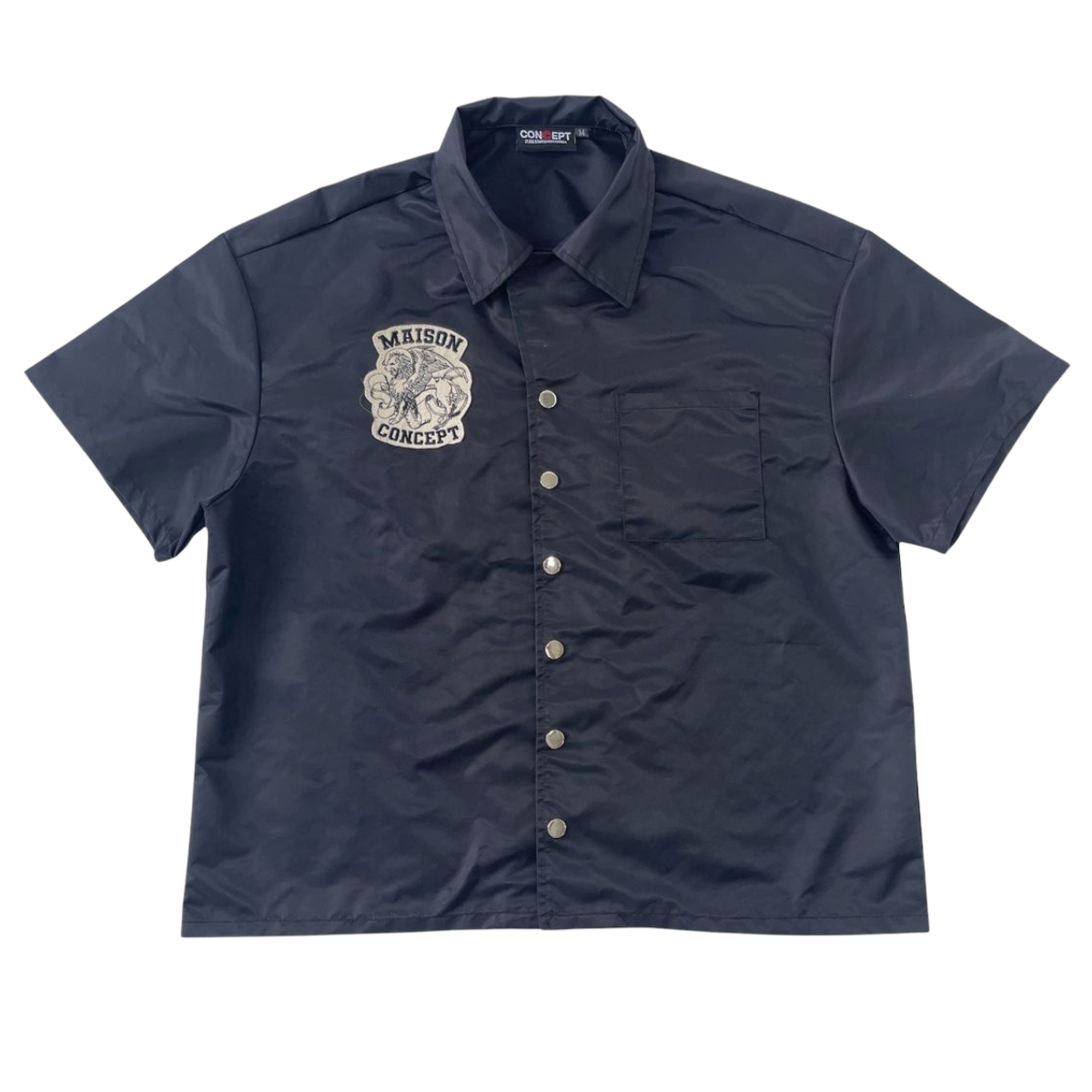 CONCEPT 'MAISON CON' BUTTON UP (BLK)