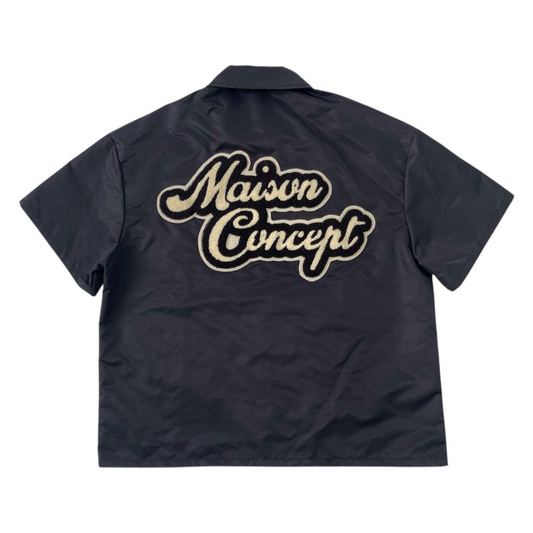 CONCEPT 'MAISON CON' BUTTON UP (BLK)