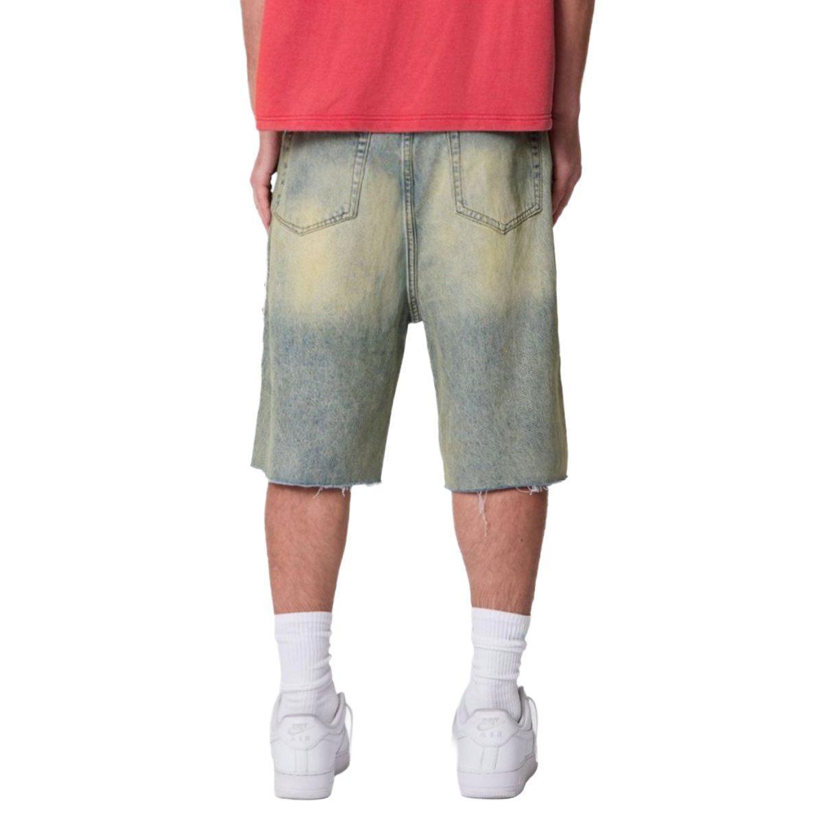 MNML 'MOJAVE' BAGGY DENIM JORTS