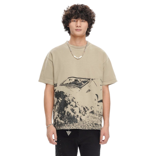 VALABASAS 'VICTIM' SS TEE (KHAKI)
