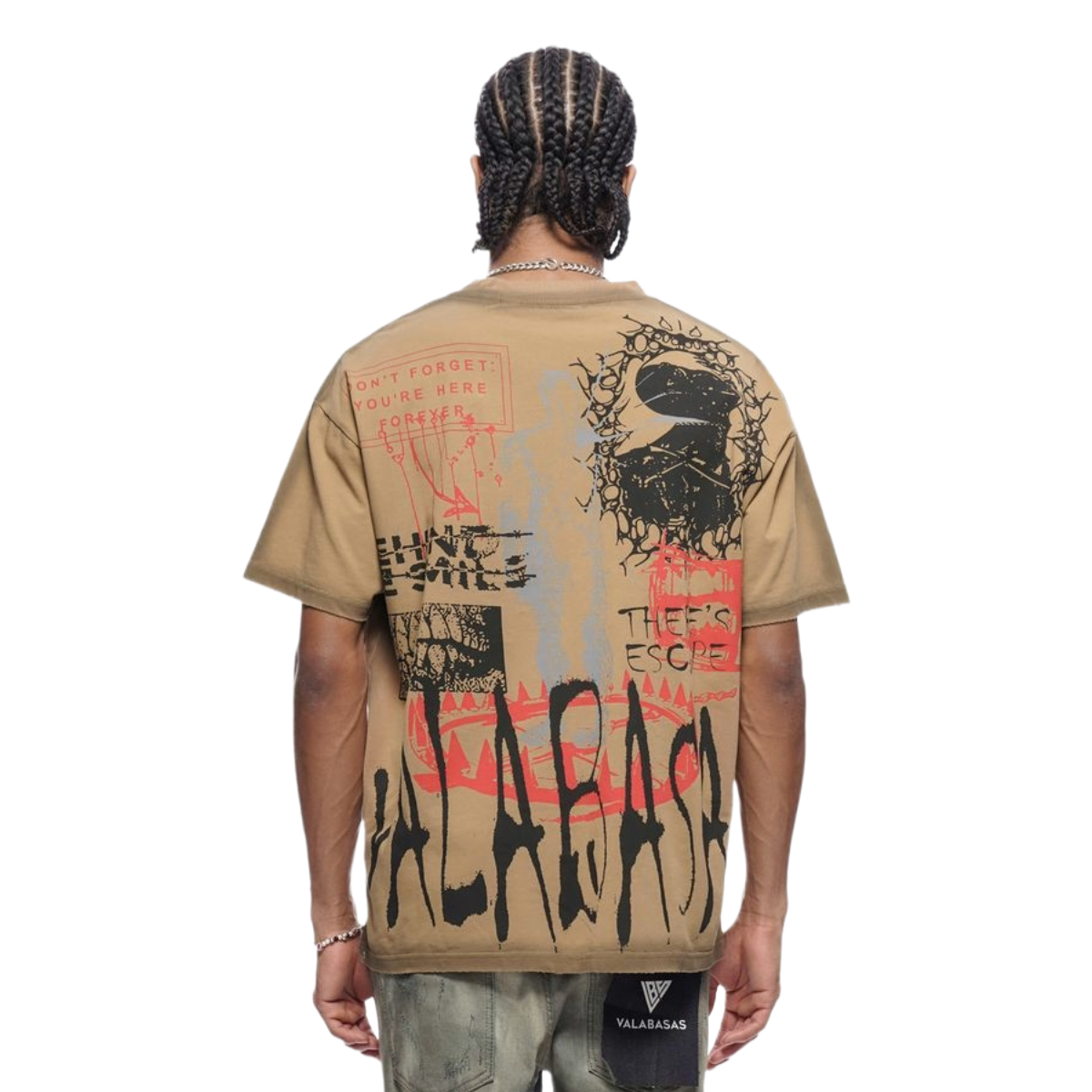 VALABASAS "ESCAPE" SS TEE (KHAKI)