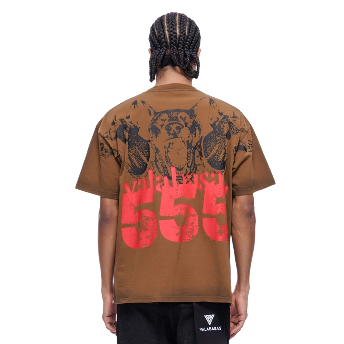 VALABASAS "ART" SS TEE (BRWN)