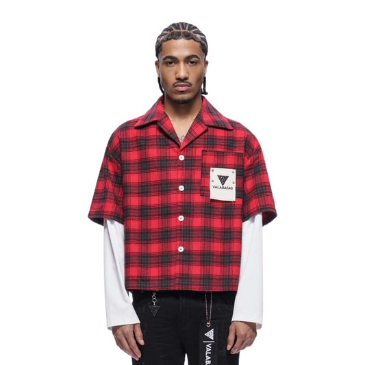 VALABASAS "RIP" DL FLANNEL (RED)