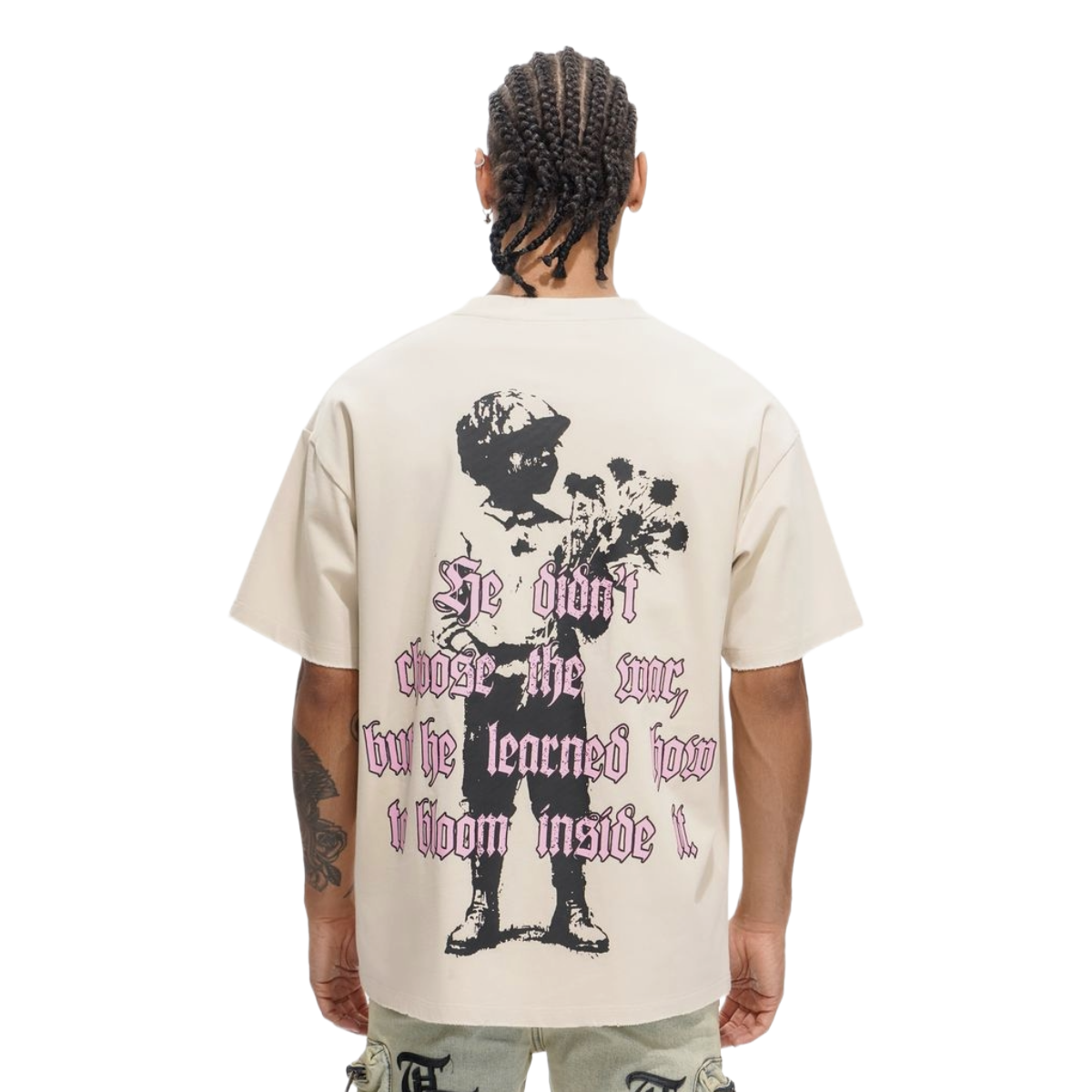 TRNCHS 'THORNS & PURPOSE' SS TEE (APRICOT)