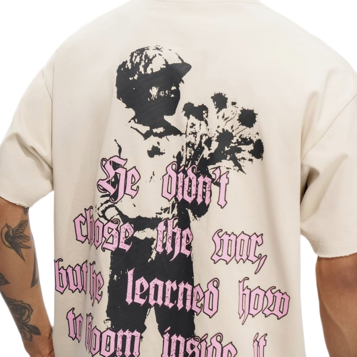 TRNCHS 'THORNS & PURPOSE' SS TEE (APRICOT)