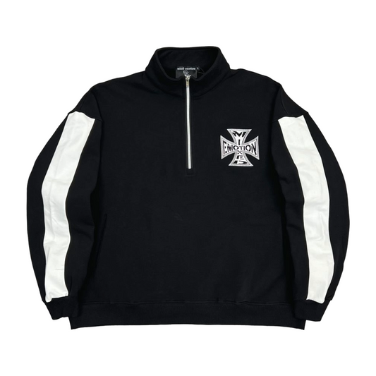 ME 'QUARTER' ZIP JACKET (BLK)