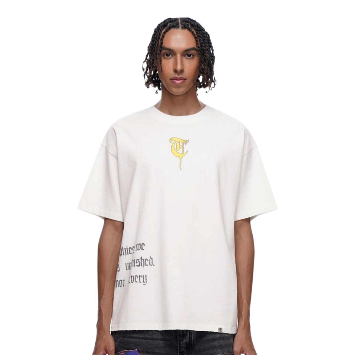 TRNCHS 'RACE' SS TEE (WHT)