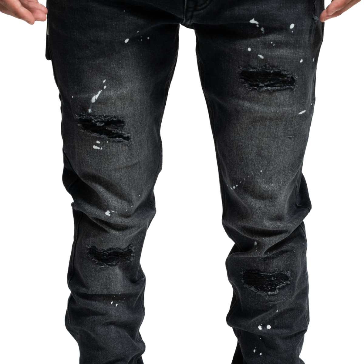 PD 'ECLIPSE SPLATTER' SKINNY DENIM (NZ05)