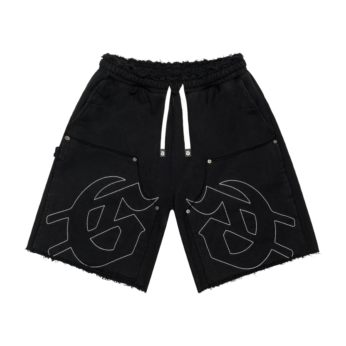 GODSPEED 'CARPENTER DISTRESSED' SHORTS (BLK)