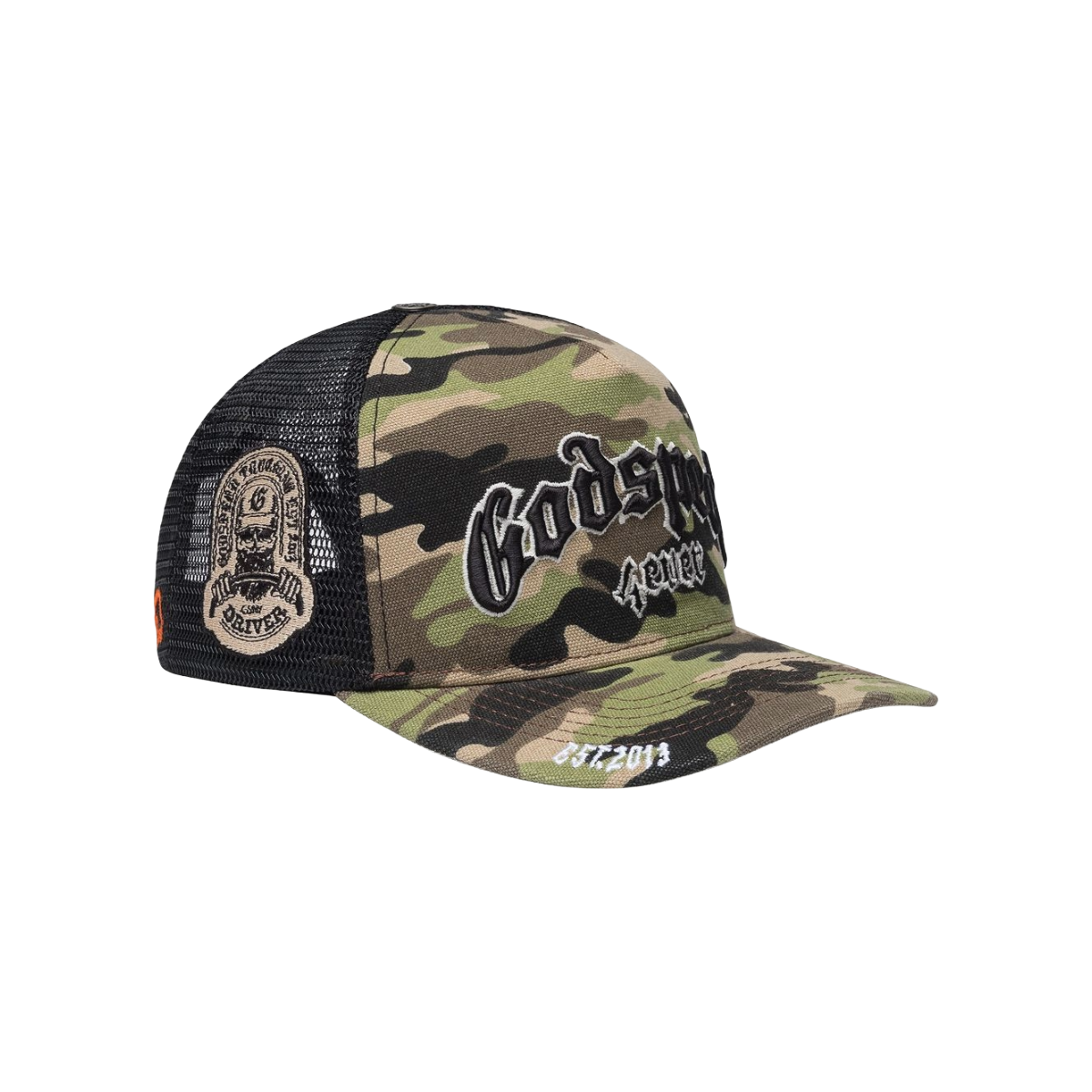 GODSPEED '4EVER TRUCKER' HAT (CAMO)