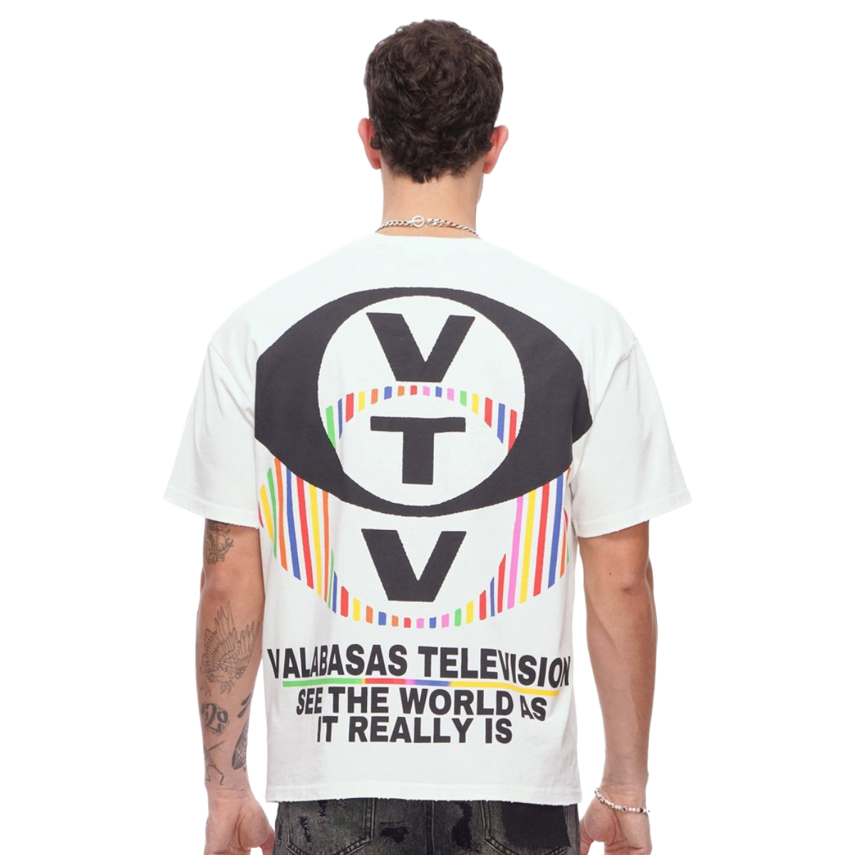 VALABASAS 'VTV' SS TEE (WHT)