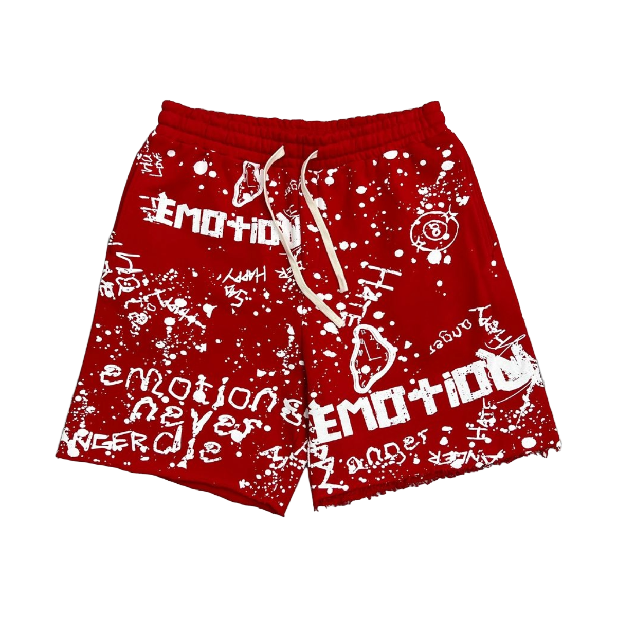 ME 'GRAFFITI' SHORTS (RED)