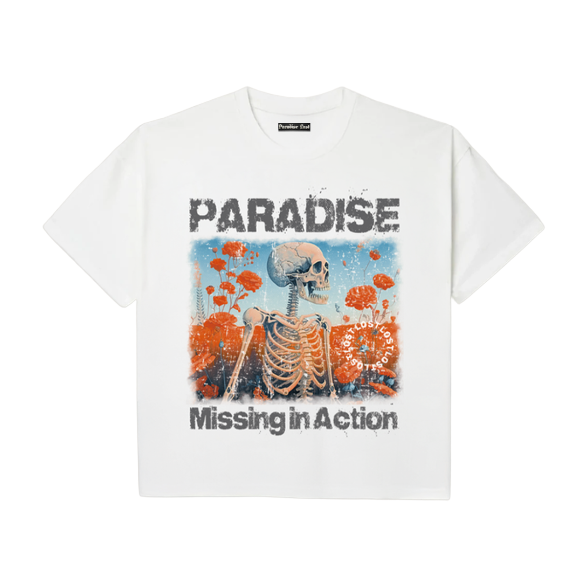 PARADISE 'LOST IN THE WILDERNESS' SS TEE (WHT)