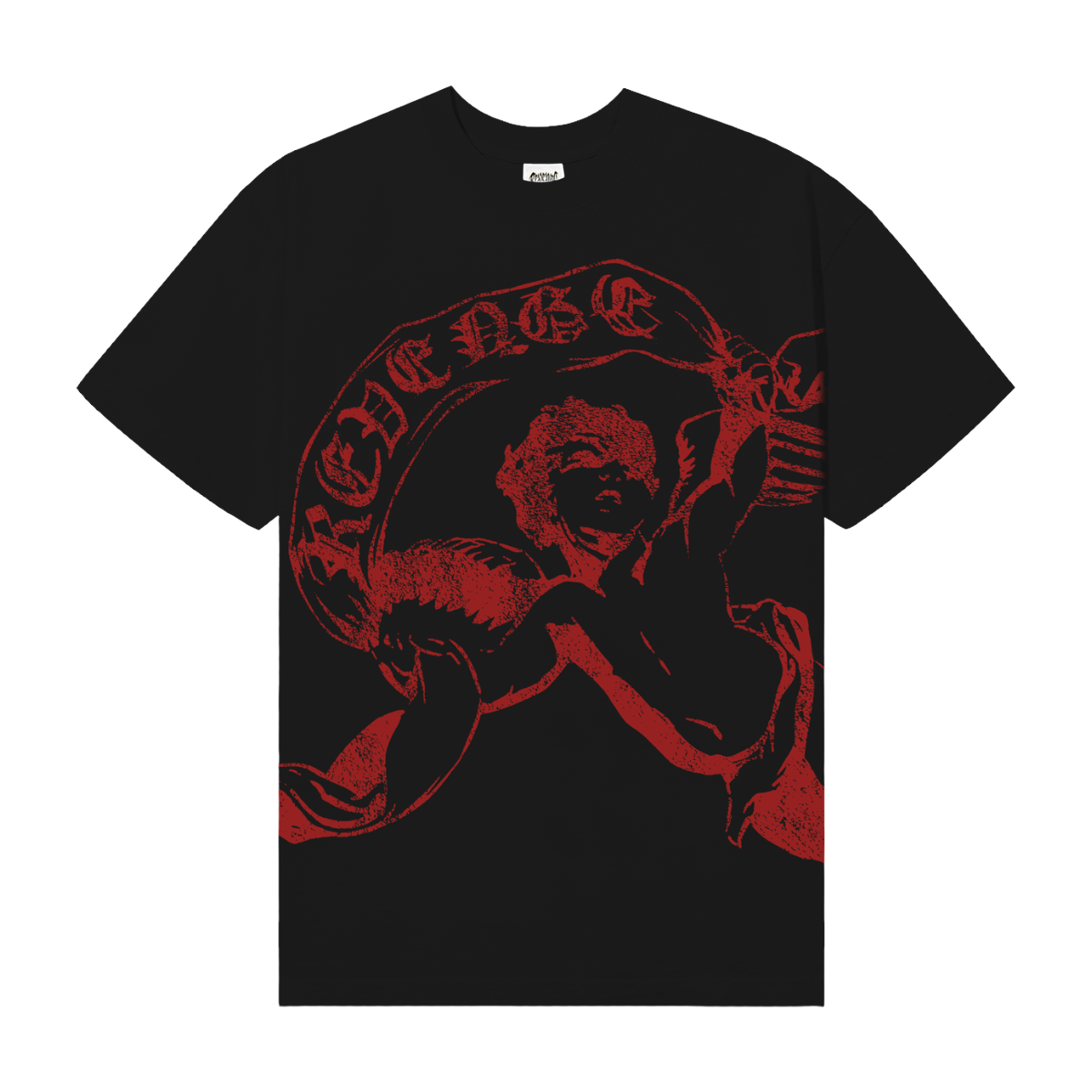 REVENGE 'CHERUB' SS TEE (BLK/RED)