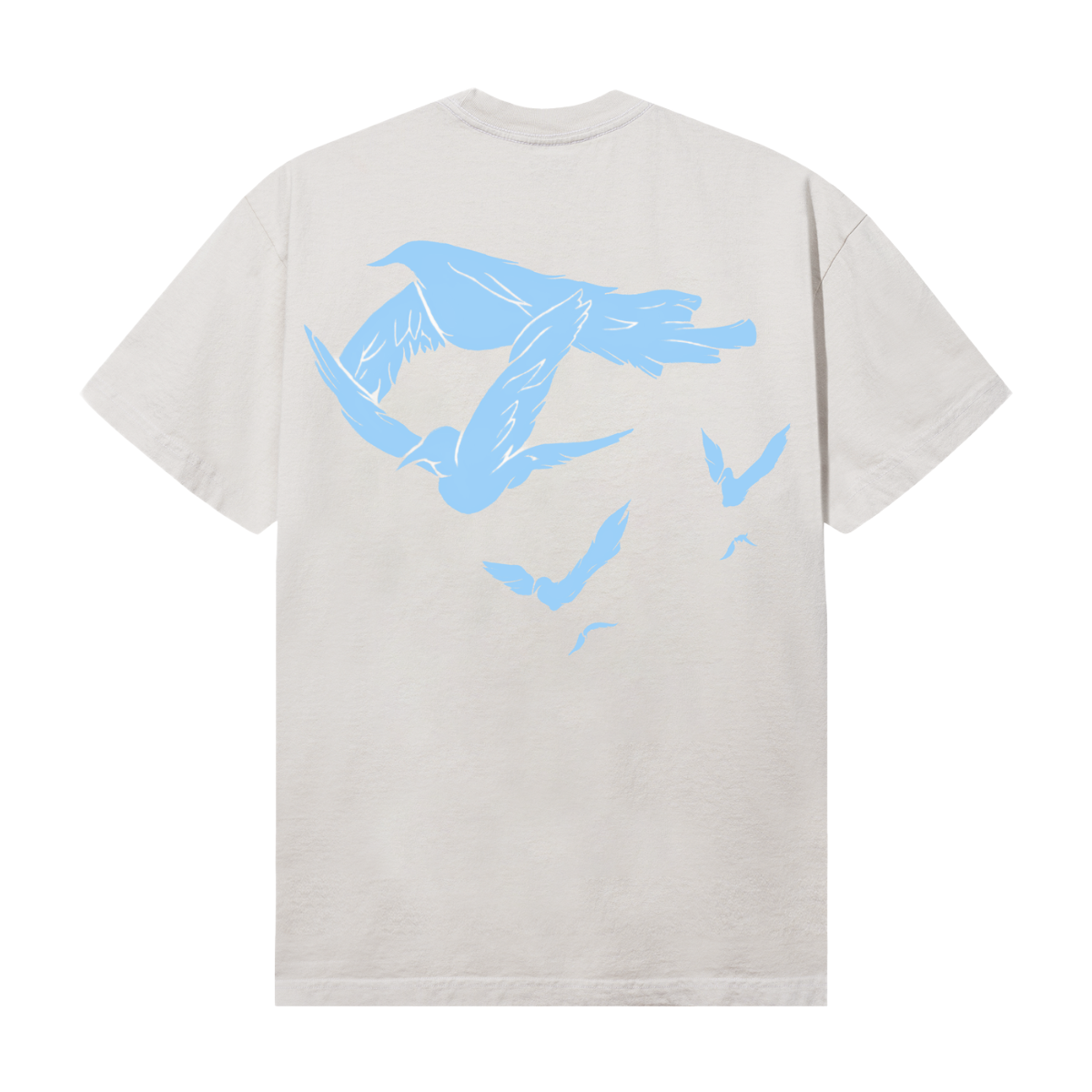 REVENGE 'DOVE' SS TEE (CMNT/BLUE)