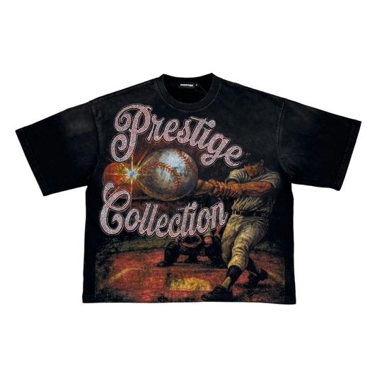 PRESTIGE 'HOME RUN' SS TEE (BLK)