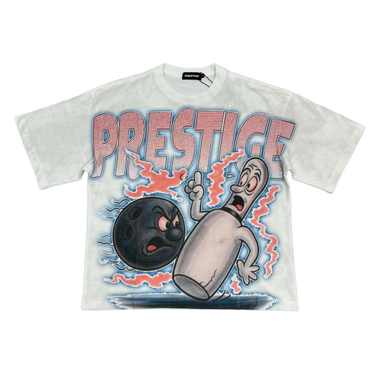 PRESTIGE 'PIN & BALL' SS TEE (WHT)
