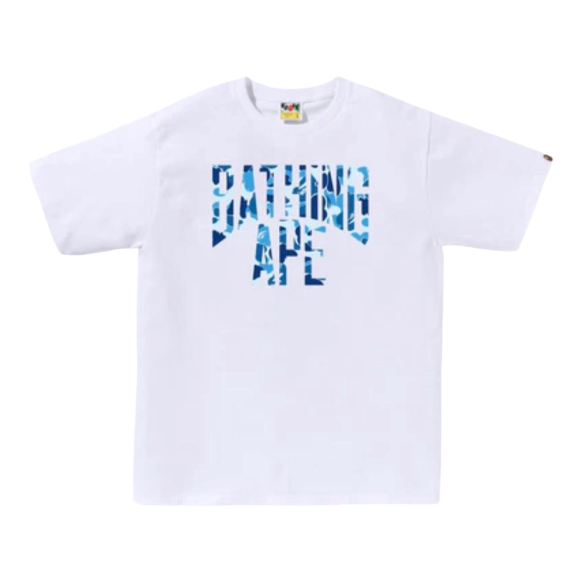 BAPE 'CAMO LOGO' SS TEE (WHT)