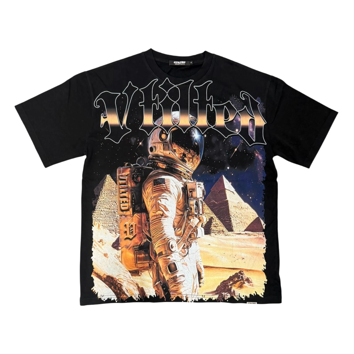 VTILTED "ASTRO" SS TEE (JET BLK)