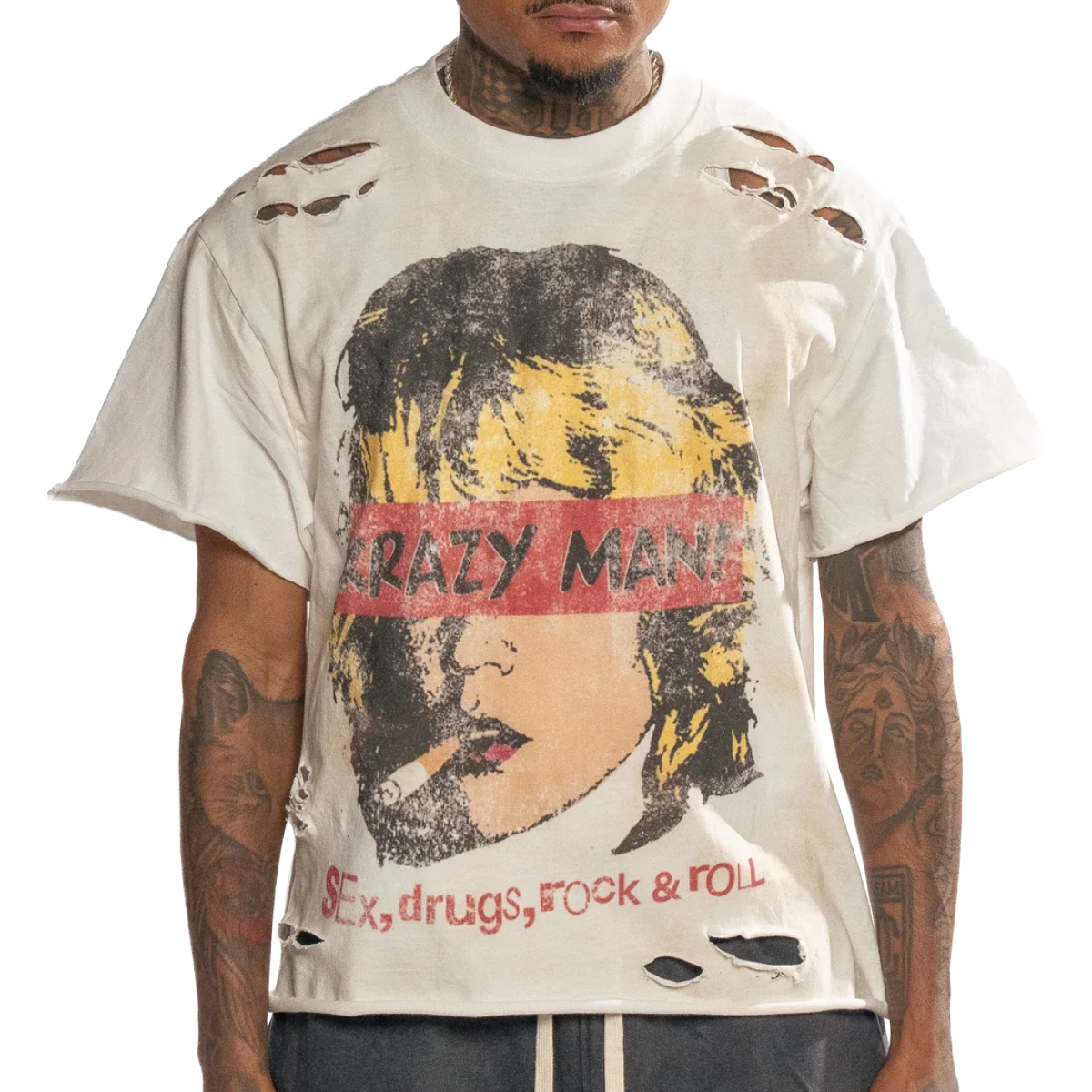 KRAZY AMBITIONS "ROCK N ROLL" SS TEE
