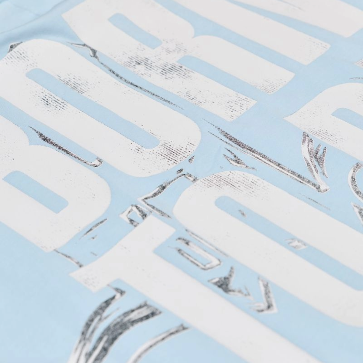XHOSTILE "CHROME SKELETON" SS TEE (SKY BLUE)
