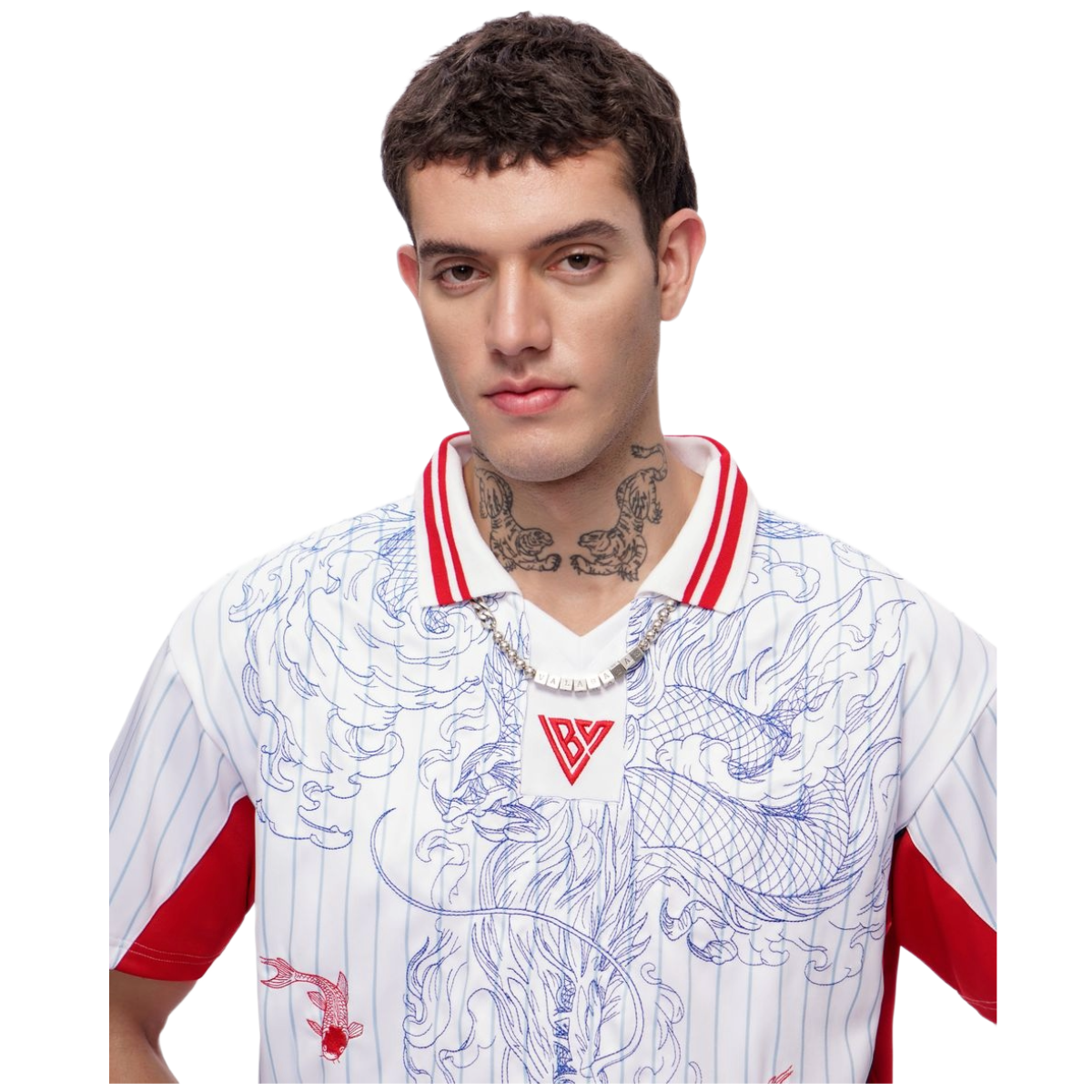 VALABASAS "DRAGONFIELD" JERSEY (WHT/RED)
