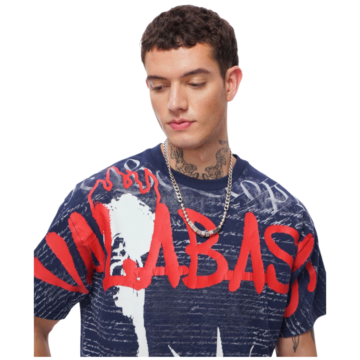 VALABASAS "FREEDOM" SS TEE (NAVY)