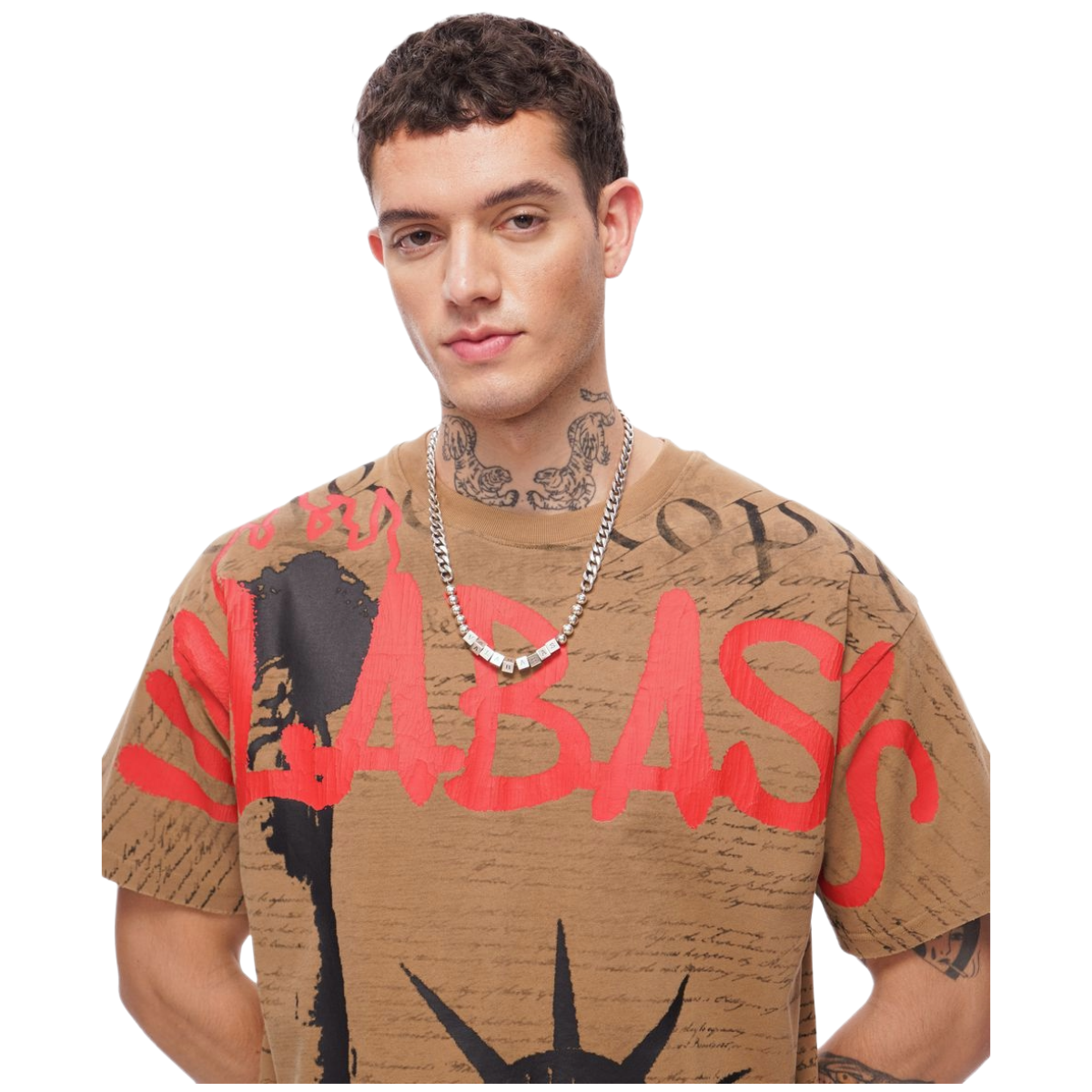 VALABASAS "FREEDOM" SS TEE (KHAKI)