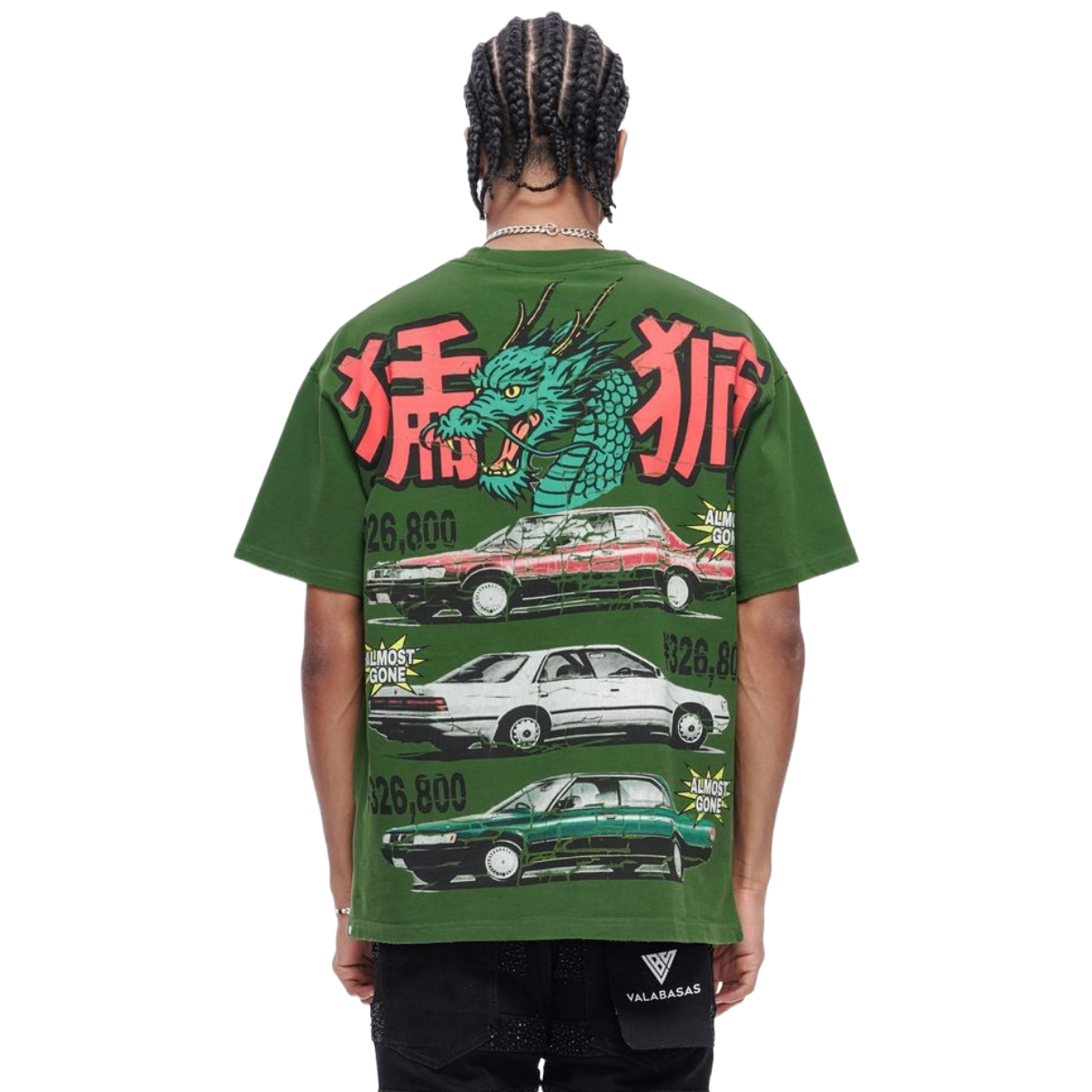 VALABASAS "JAPANESE MOTORS" SS TEE (GRN)