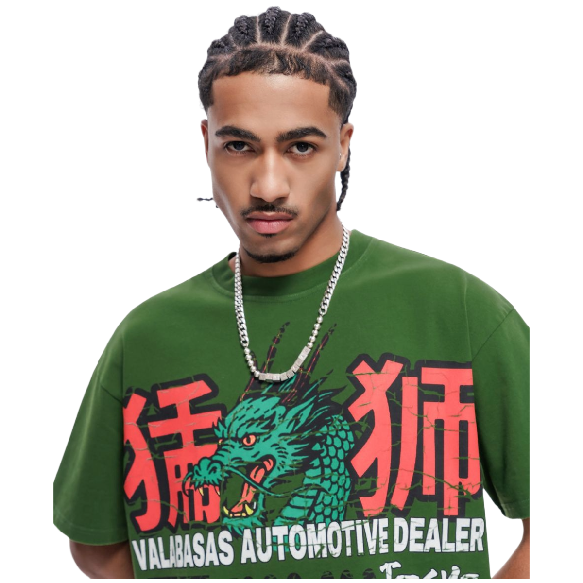 VALABASAS "JAPANESE MOTORS" SS TEE (GRN)