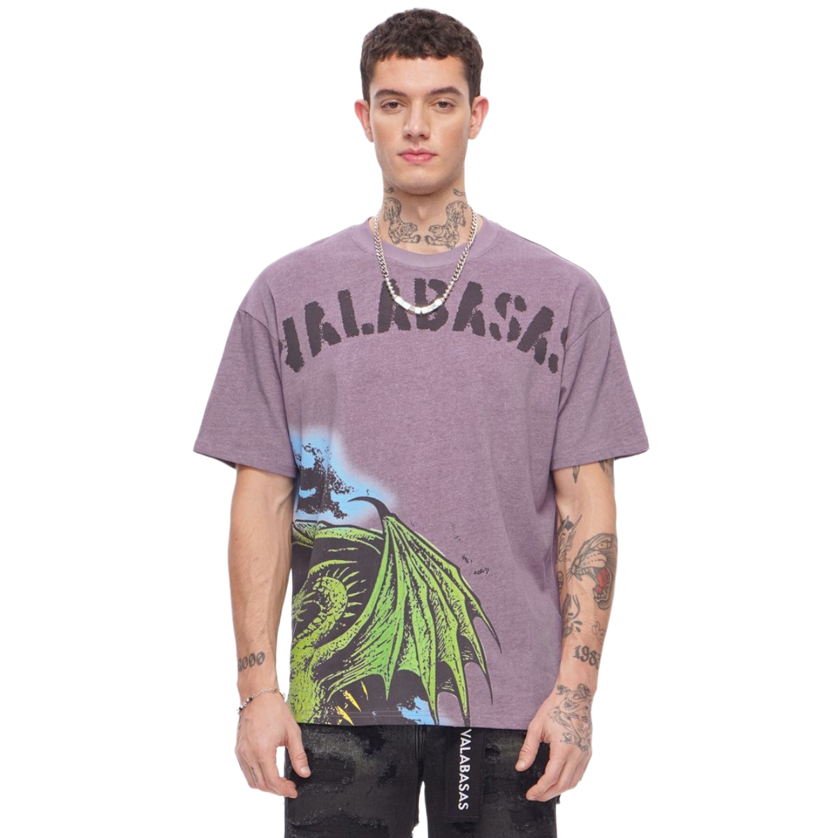VALABASAS "SHURA" SS TEE (PURPLE)
