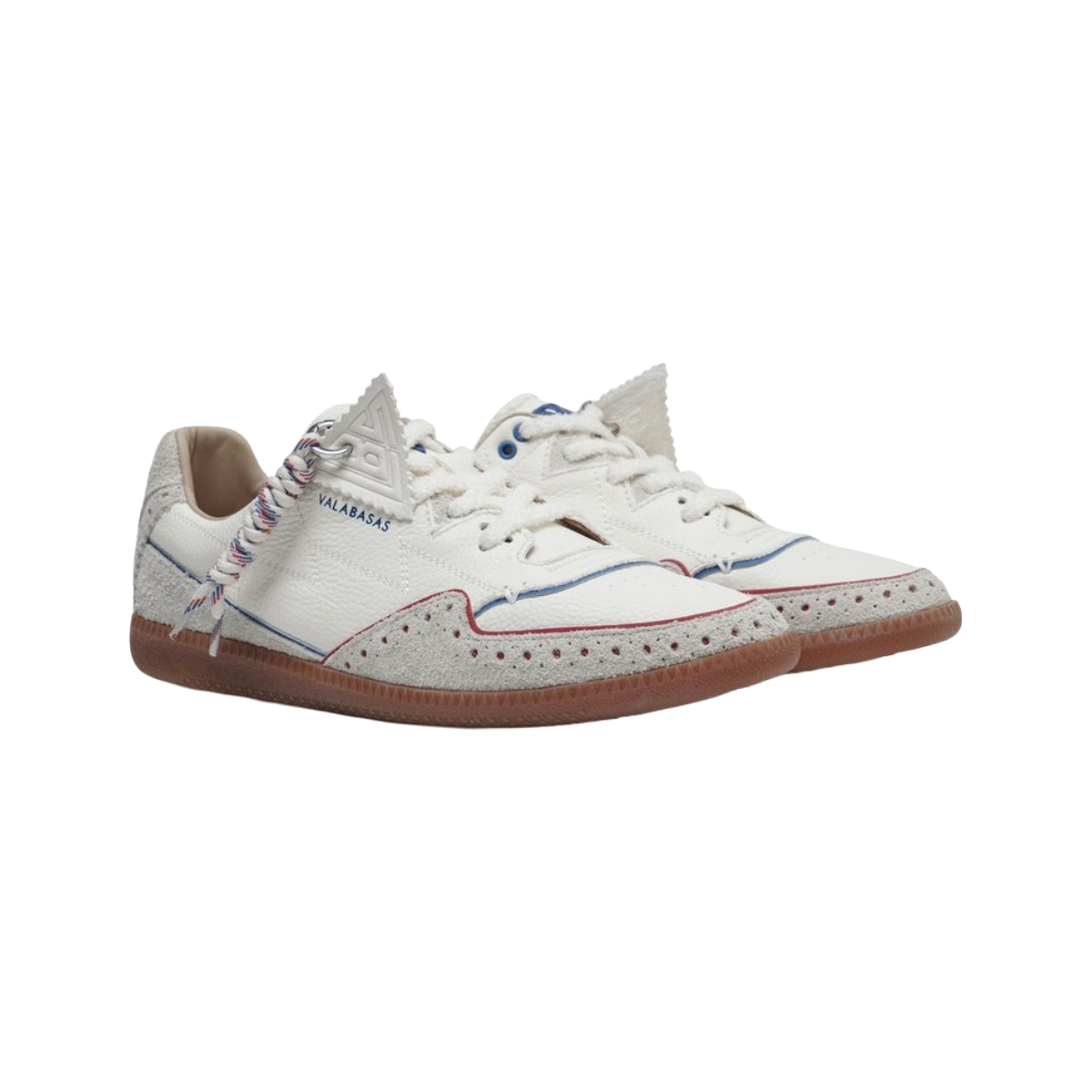 VALABASAS "ABLE" SUEDE MUTI WHITE