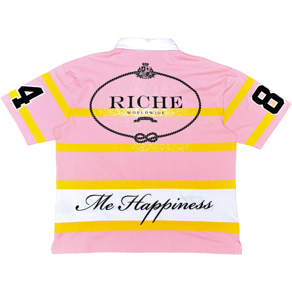 VR "LOGO RUGBY" SS POLO (PINK)
