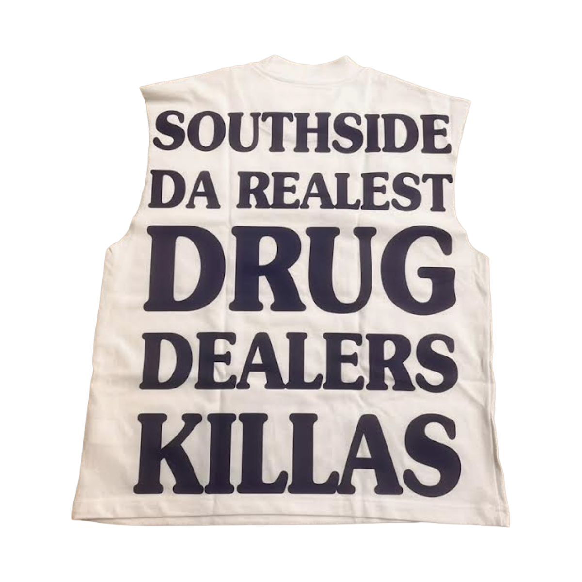 HD 'SOUTHSIDE REALEST' SLEEVELESS TEE (WHT)