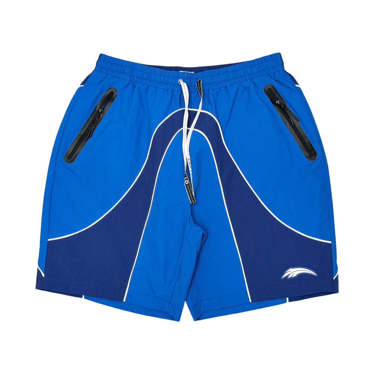 CRAFTED 'FASHION' NYLON SHORTS (BLUE)