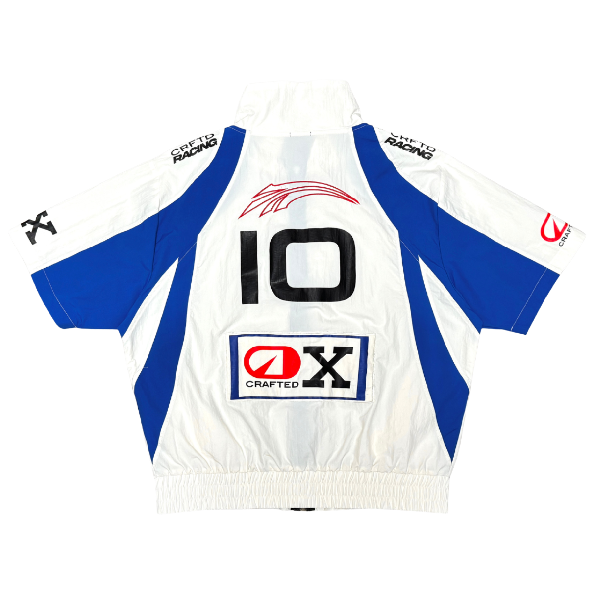 CRAFTED 'GRAND PRIX' SS ZIP-UP (WHT)