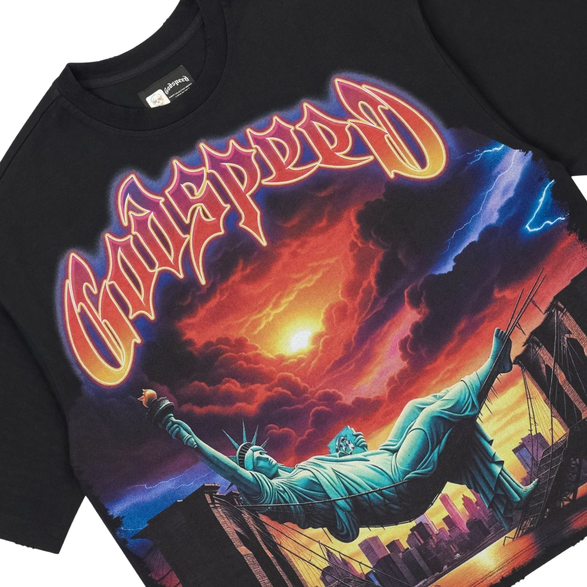 GODSPEED 'BURNT BRIDGES' SS TEE (BLK)