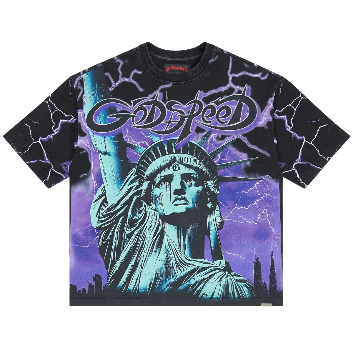 GODSPEED 'VOLTAGE' SS TEE (BLK/GRP)