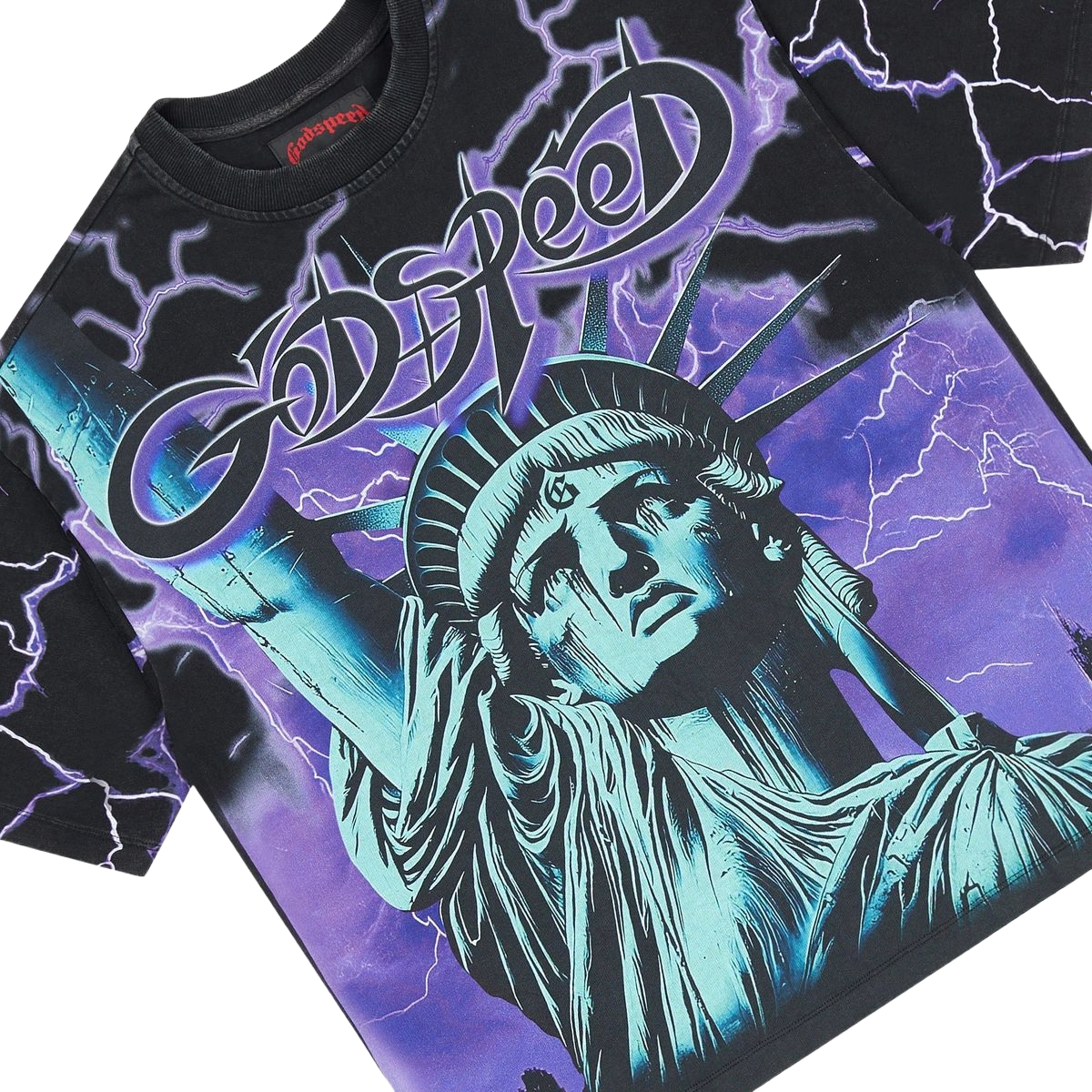 GODSPEED 'VOLTAGE' SS TEE (BLK/GRP)