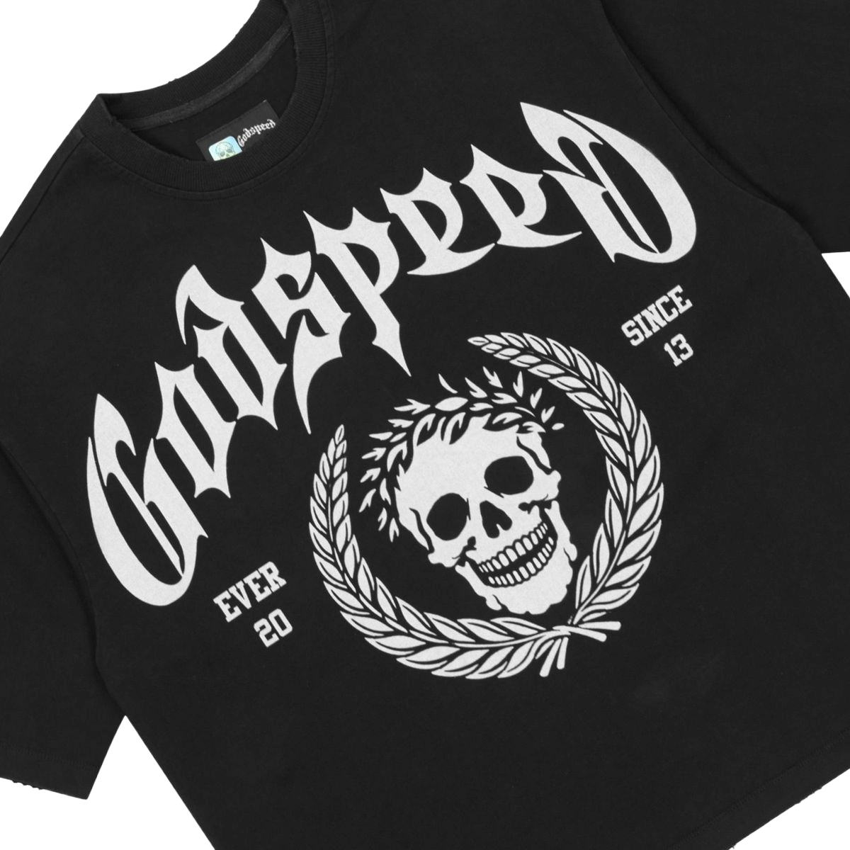 GODSPEED 'VICTOR CREST' SS TEE (BLK)