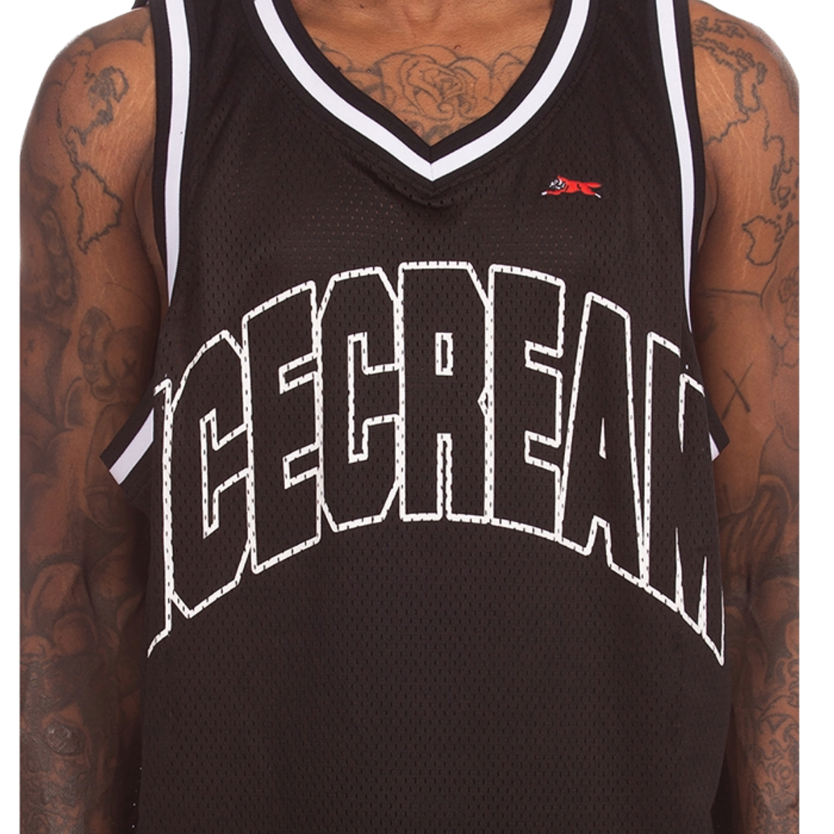 IC 'DRUMSTICK' SLEEVELESS JERSEY (BLK)