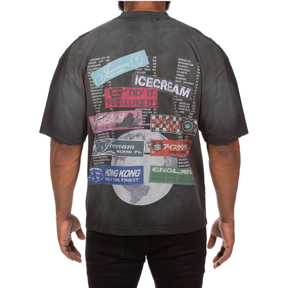IC 'BUMPER' SS TEE (BLK)