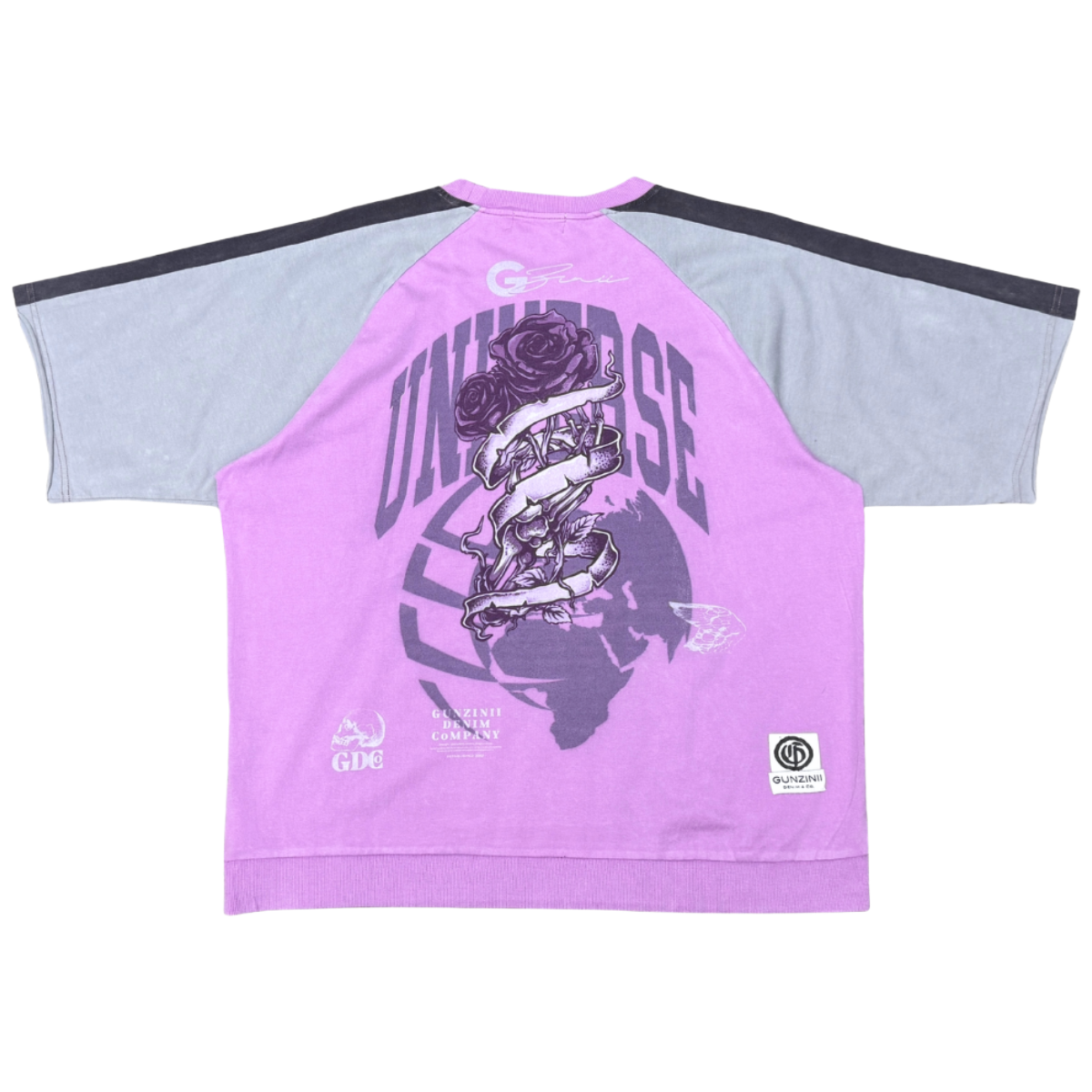 GUNZINII 'UNIVERSITY' SS TEE (PRPL/PINK)