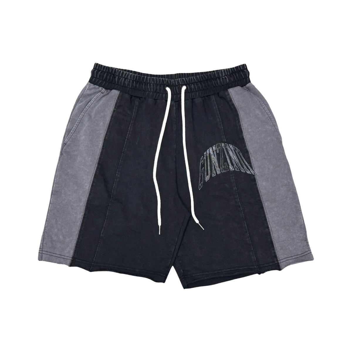 GUNZINII 'UNIVERSITY' SHORTS (BLK)