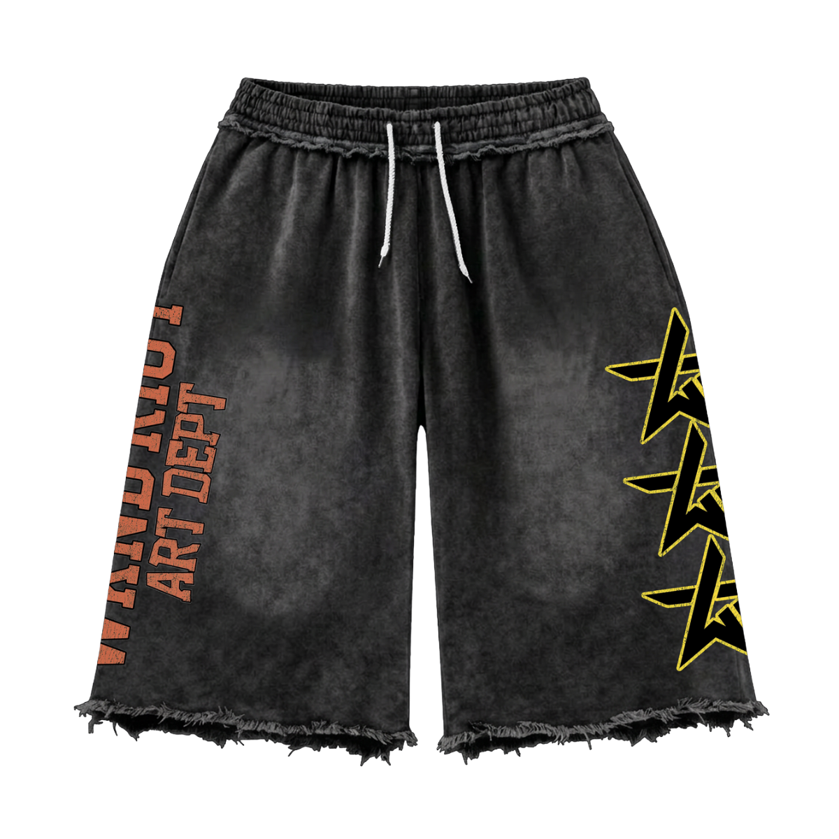 WR 'ART DEPT' BAGGY SHORTS (BLK)