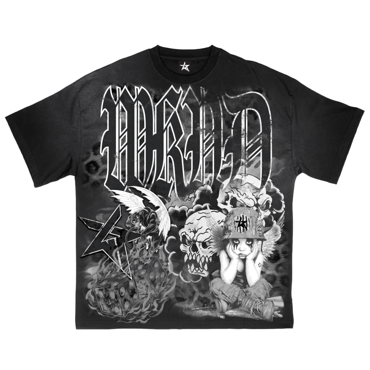 WR 'WAR READY' SS TEE (BLK)
