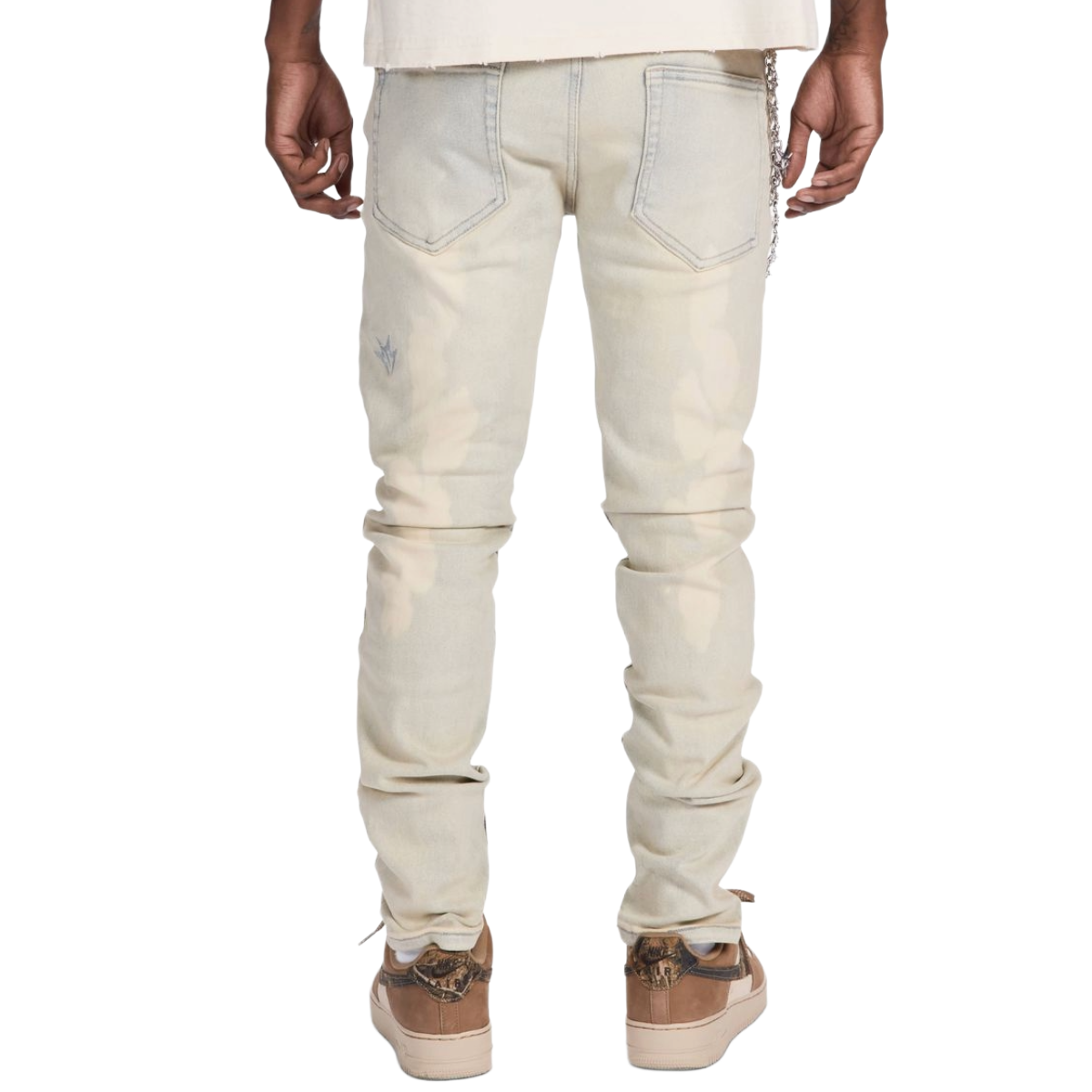 MELEE 'TOPEKA' LIGHT STONE DENIM