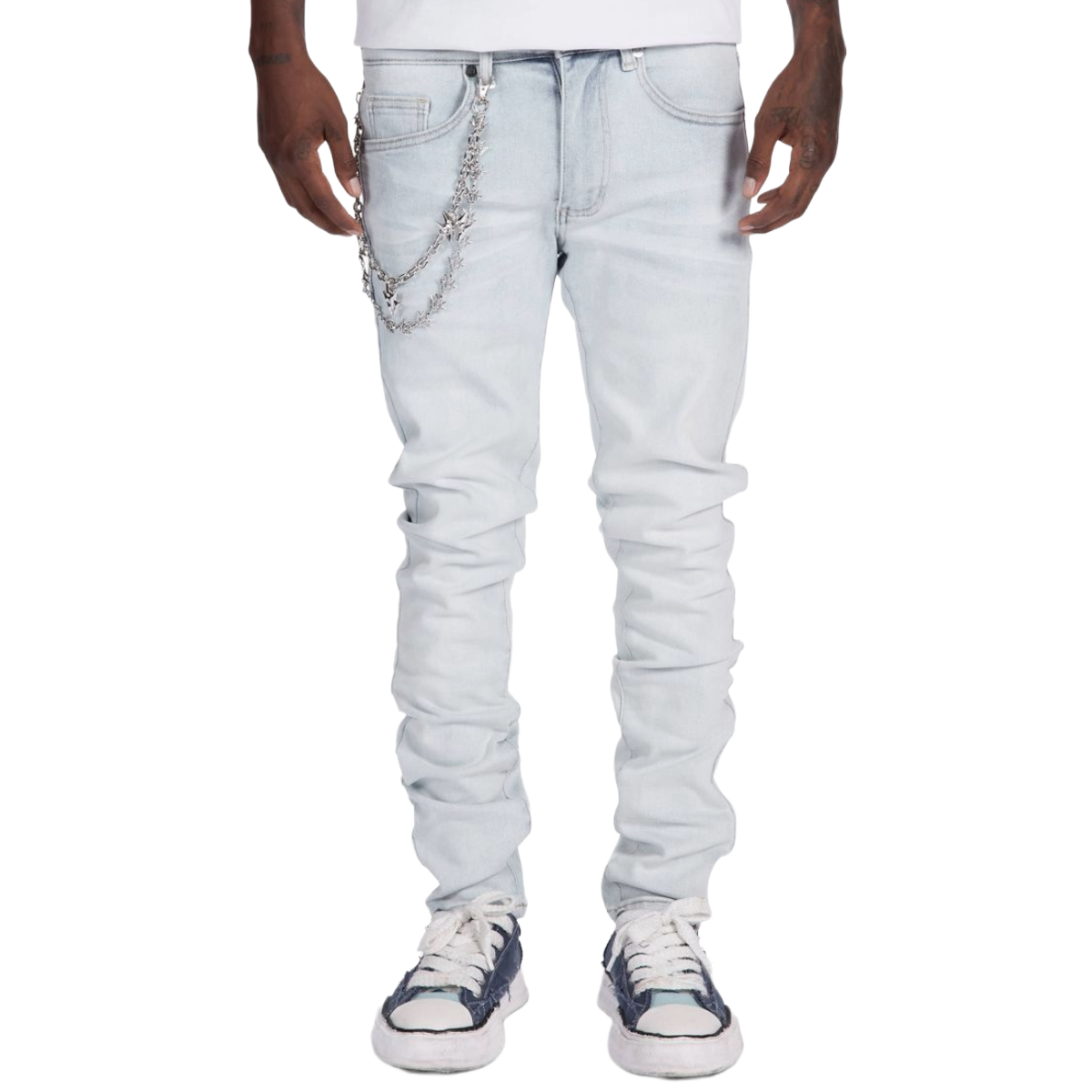 MELEE 'IGLOO' ICE WASH DENIM